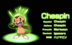Pokemon Chespin